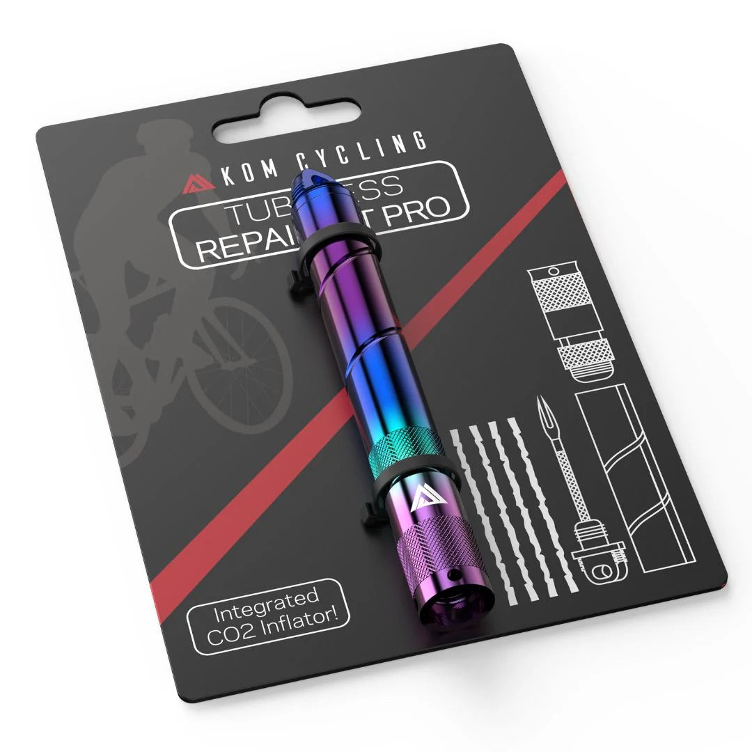 KOM CYCLING Tubeless PRO Iridescent Reparatieset