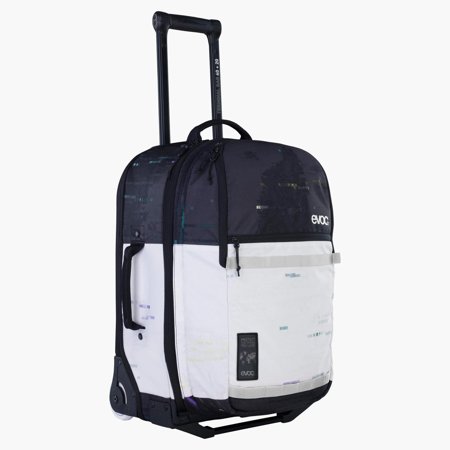 EVOC Trolley koffer 40L +20L Zwart/wit