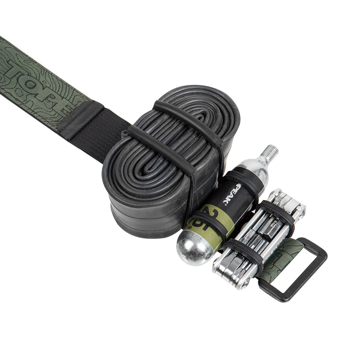 TOPEAK ELEMENTA STRAP L Universele band Groen