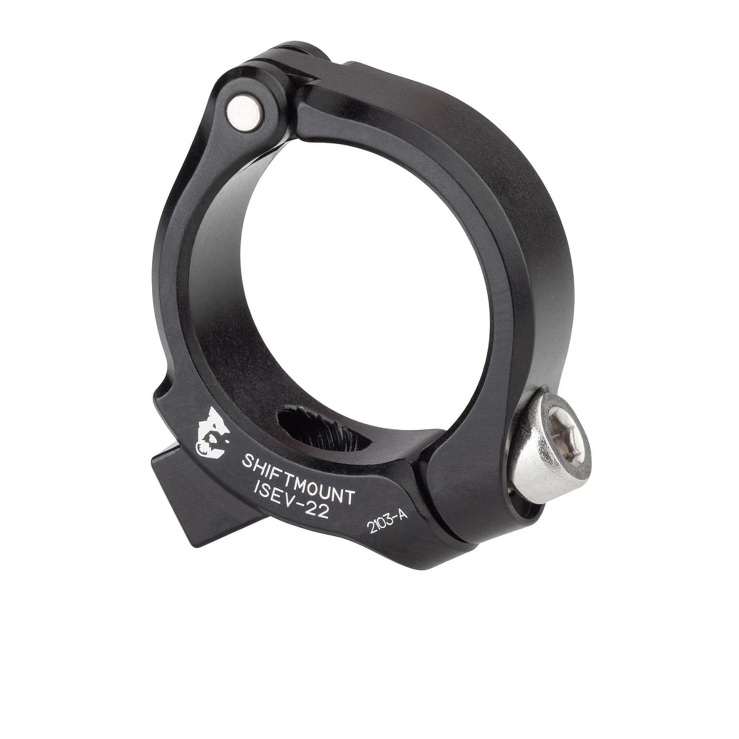 Montageadapter WOLF TOOTH ShiftMount ISII - 22 Shimano I-SPEC EV Shifter > 22,2 mm Stuur