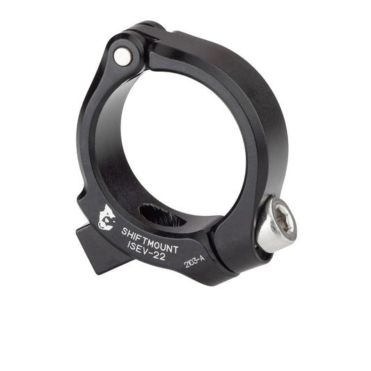 Montageadapter WOLF TOOTH ShiftMount ISII - 22 Shimano I-SPEC EV Shifter > 22,2 mm Stuur