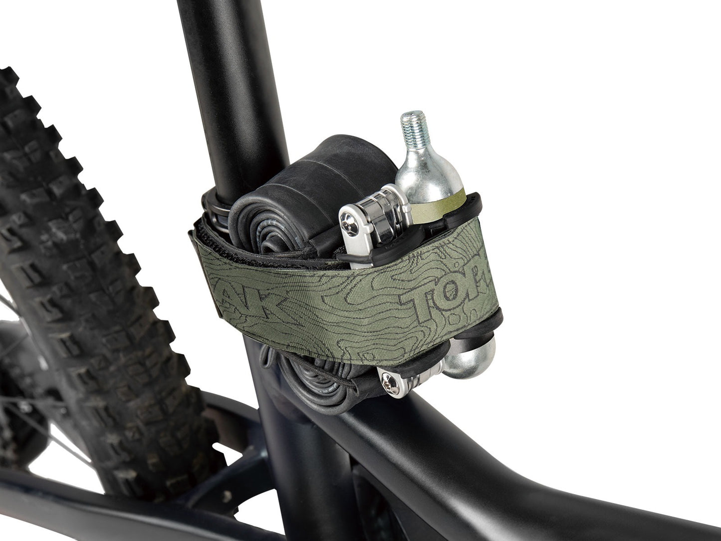 TOPEAK ELEMENTA STRAP L Universele band Groen