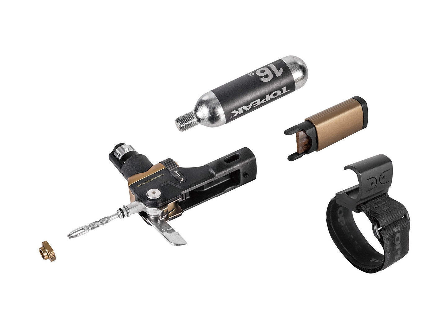 Co2 multitool TOPEAK TUBI MASTER+ (16g)