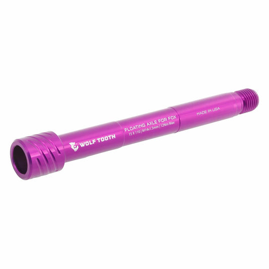 WOLF TOOTH Voorwielas voor FOX vork 36/38 15x110 mm Boost Violet