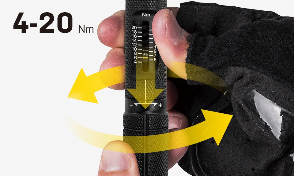 Torq TOPEAK STICK PRO momentsleutel (4-20 Nm)