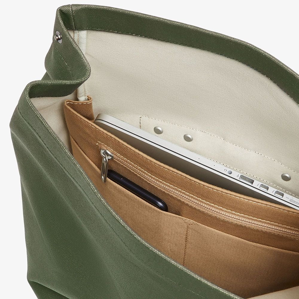 Rugzak BROOKS PICKWICK COTTON CANVAS 12L Groen