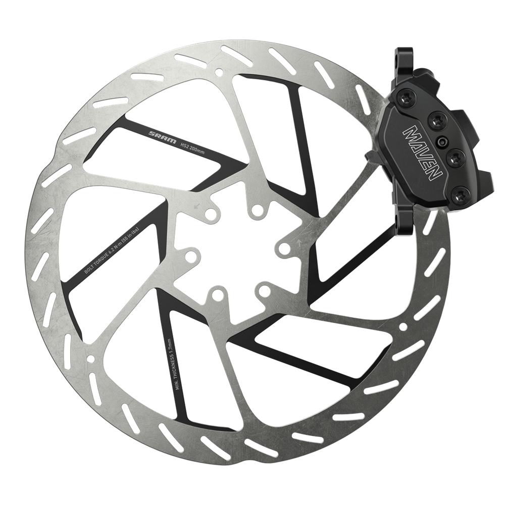 SRAM MAVEN SILVER B1 achterrem Zwart