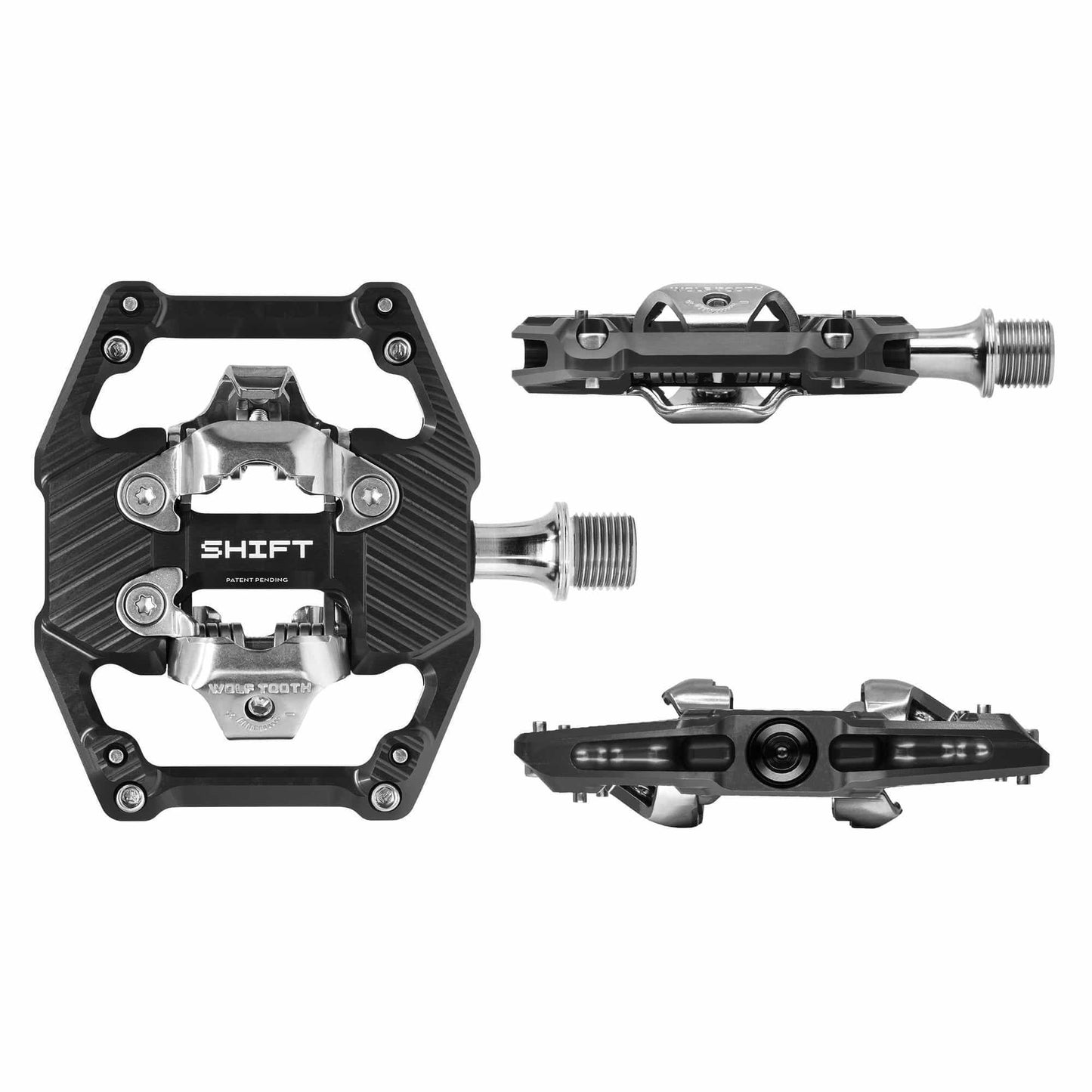 WOLF TOOTH GRAVITY CLIPLESS pedalen Zwart
