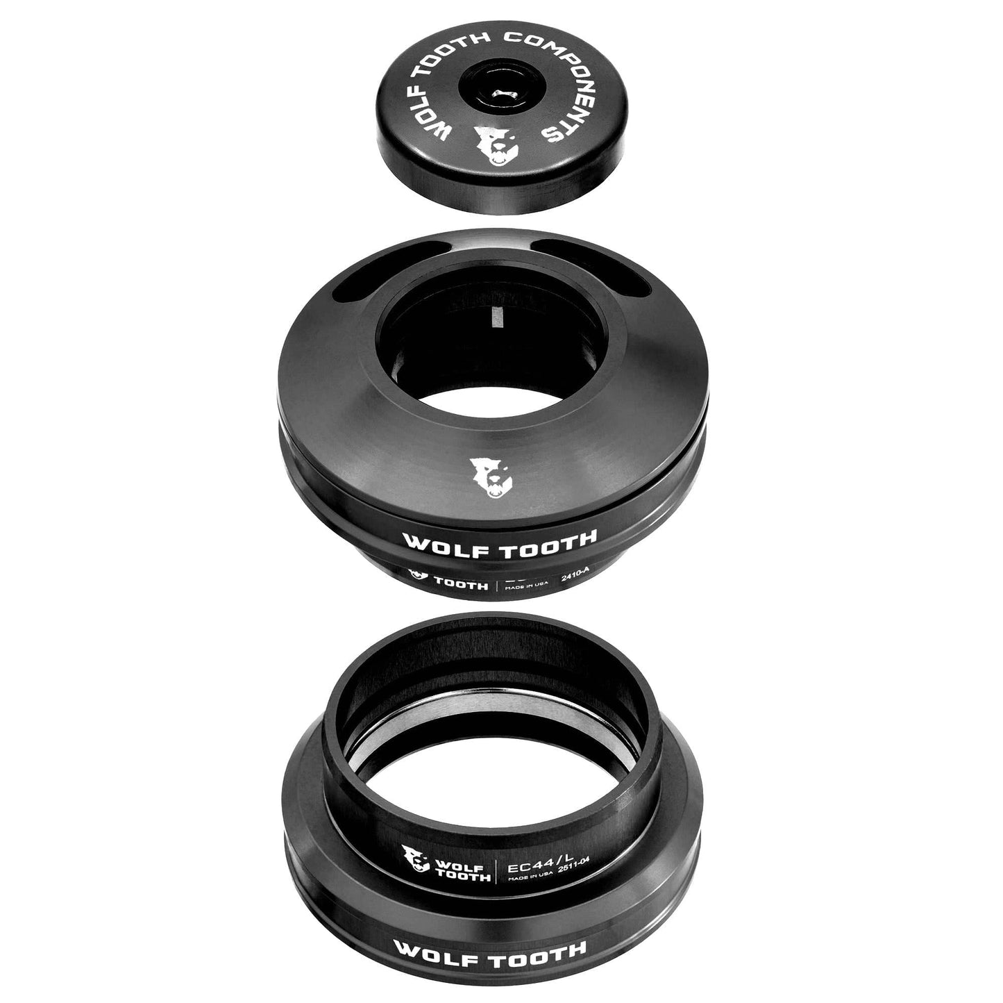 WOLF TOOTH EC44 Semi-Integrated Headset Zwart