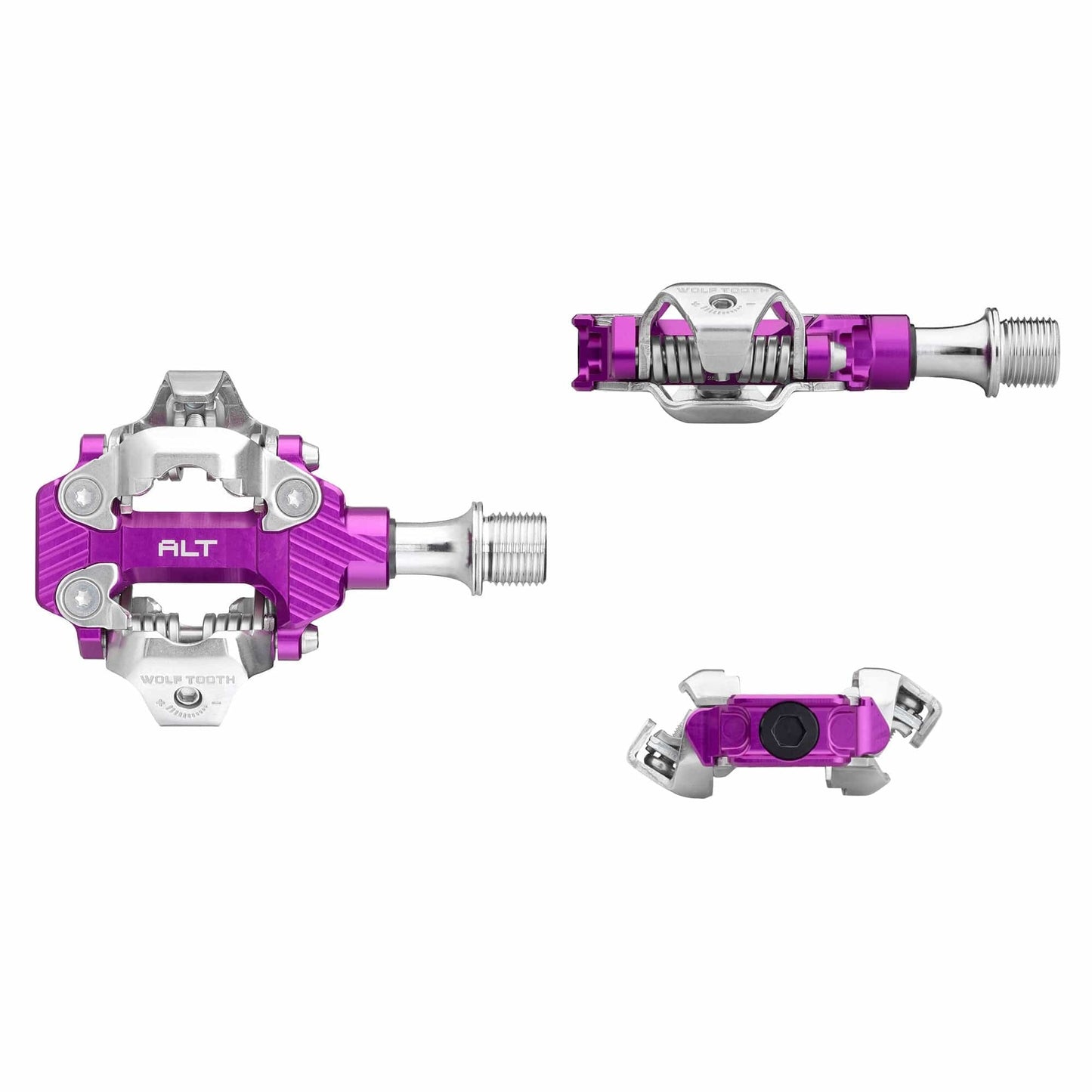 WOLF TOOTH ALT XC Clipless Violet pedalen