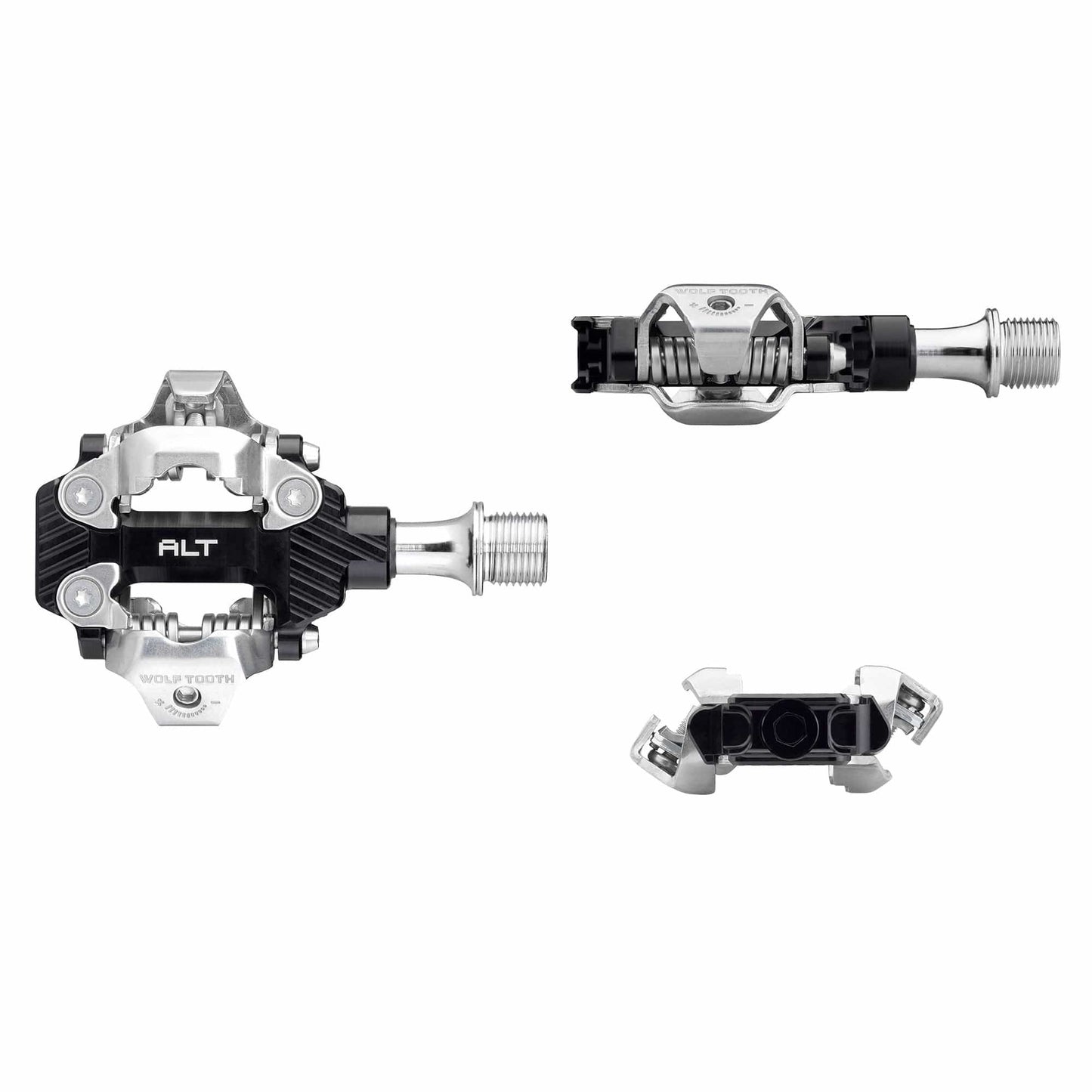 WOLF TOOTH ALT XC Cliploze pedalen Zwart