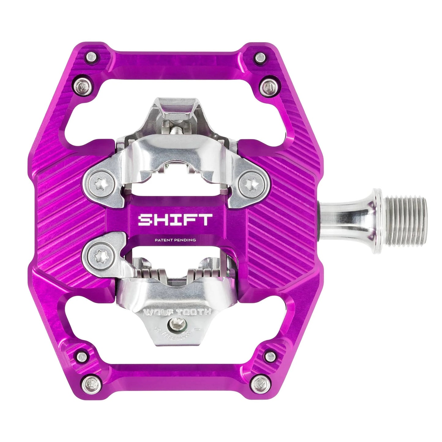 WOLF TOOTH GRAVITY CLIPLESS Violet pedalen