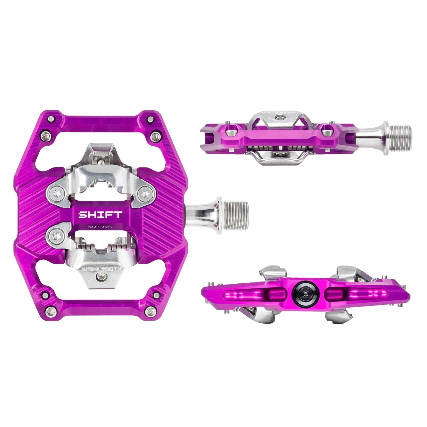 WOLF TOOTH GRAVITY CLIPLESS Violet pedalen