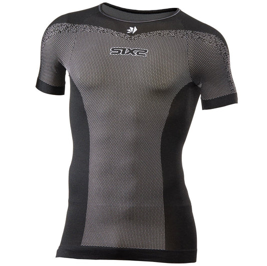 SIXS TS1L BT Korte Mouw Ondergoed Carbon Zwart