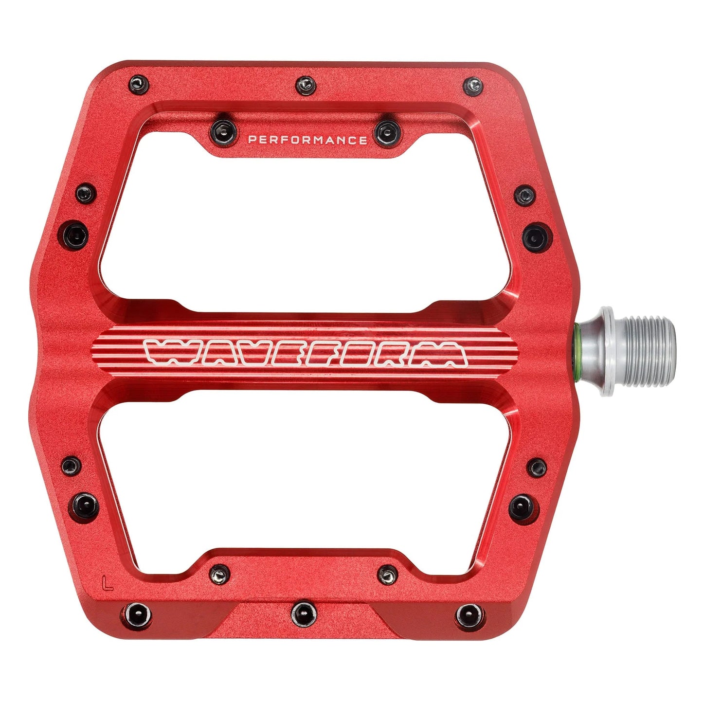 WOLF TOOTH WAVEFORM PERFORMANCE platte pedalen, rood