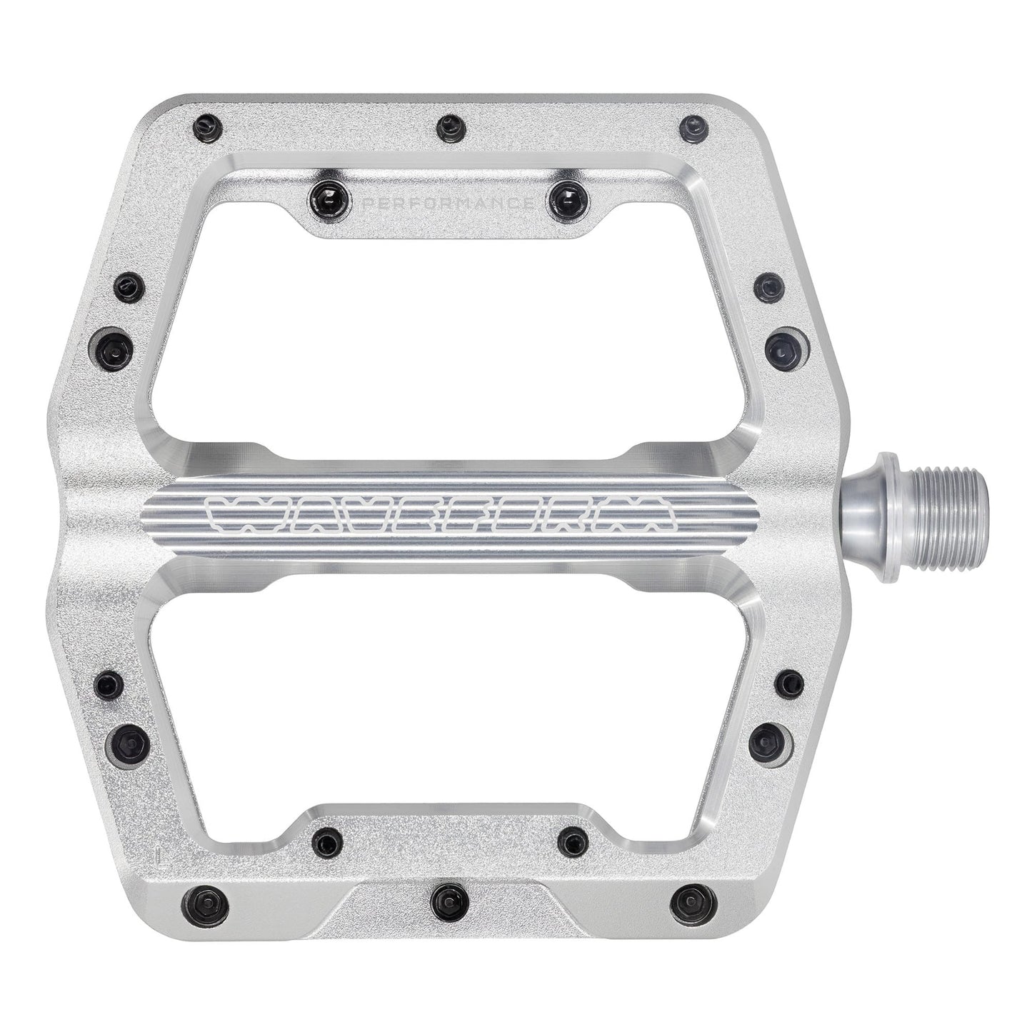 WOLF TOOTH WAVEFORM PERFORMANCE platte pedalen, zilver