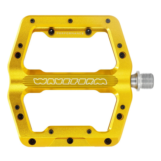 WOLF TOOTH WAVEFORM PERFORMANCE platte pedalen, goudkleurig