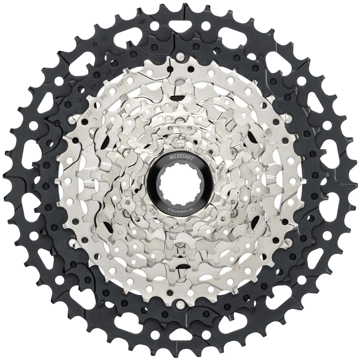 MICROSHIFT ADVENT MX Zwart G-Serie 10V cassette