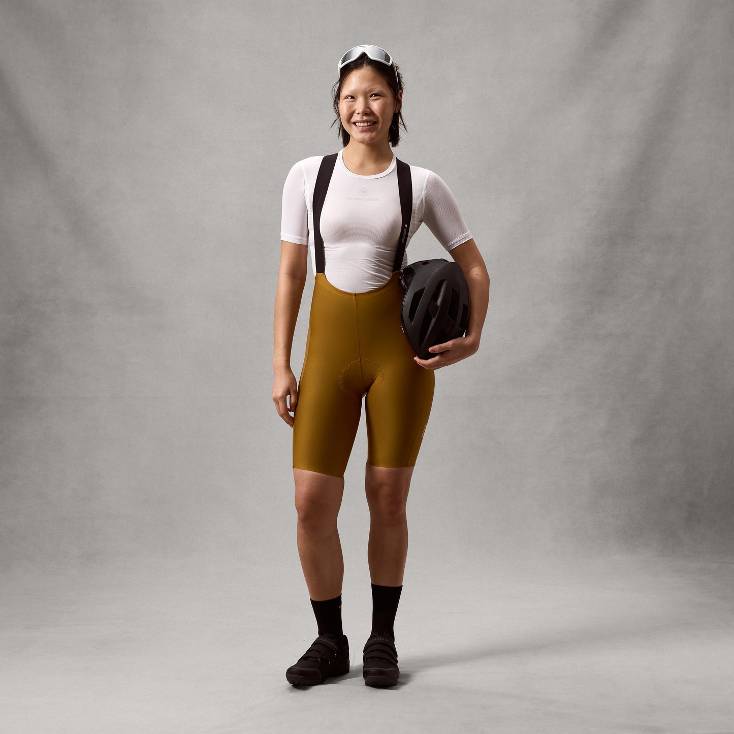 Bronzen ENDURA ALLTRACK RIDE Bib Short voor dames