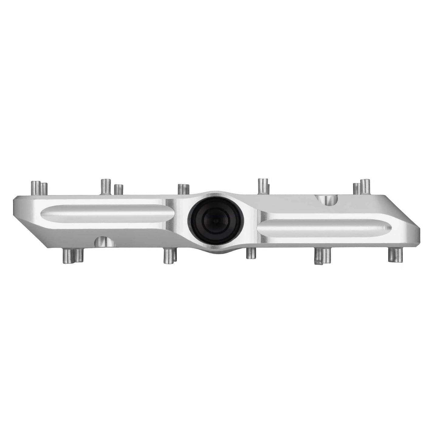 WOLF TOOTH WAVEFORM brede platte pedalen, zilver