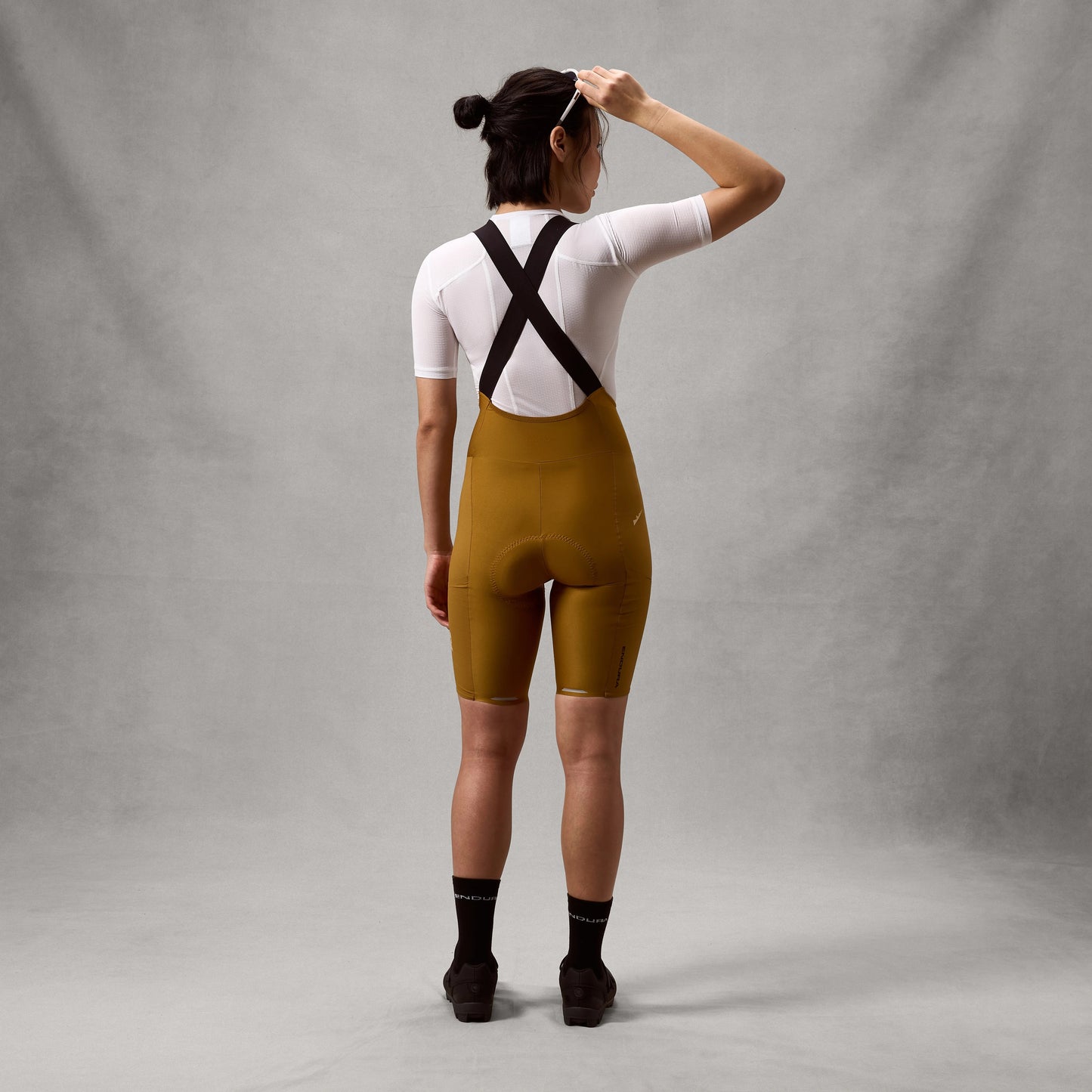 Bronzen ENDURA ALLTRACK RIDE Bib Short voor dames