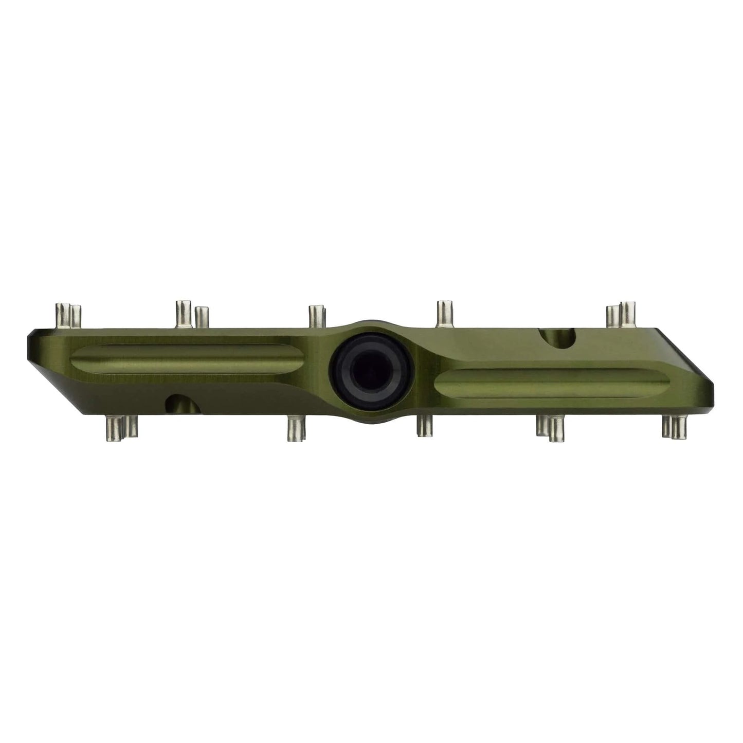 WOLF TOOTH WAVEFORM platte pedalen, Large, olijfgroen