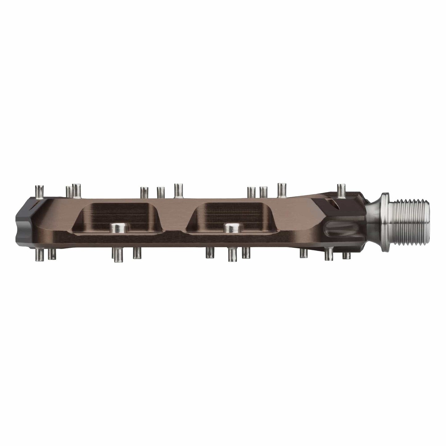 WOLF TOOTH WAVEFORM platte pedalen, Large, Espresso
