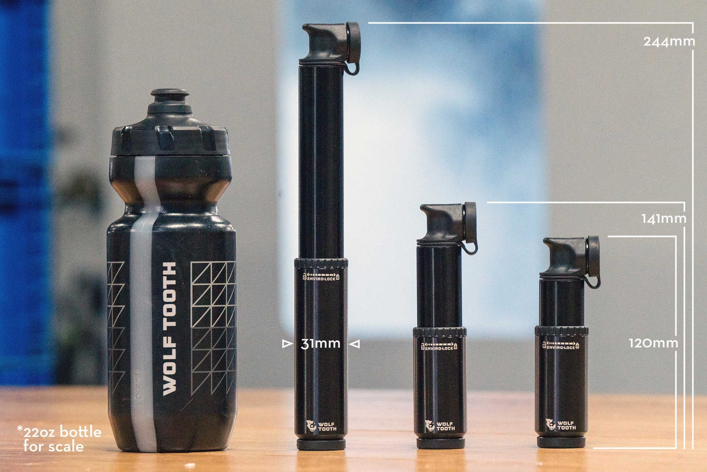 WOLF TOOTH CLICK VALVE 30CC Handpomp