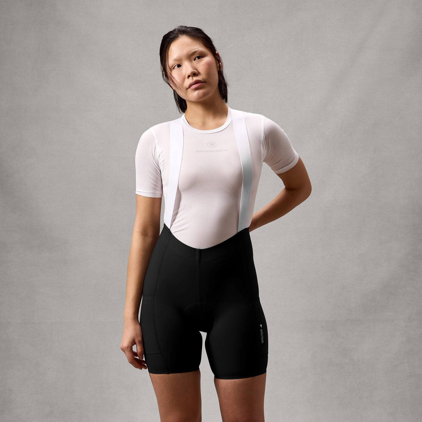 Dames ENDURA LOOP Bib Tight Zwart