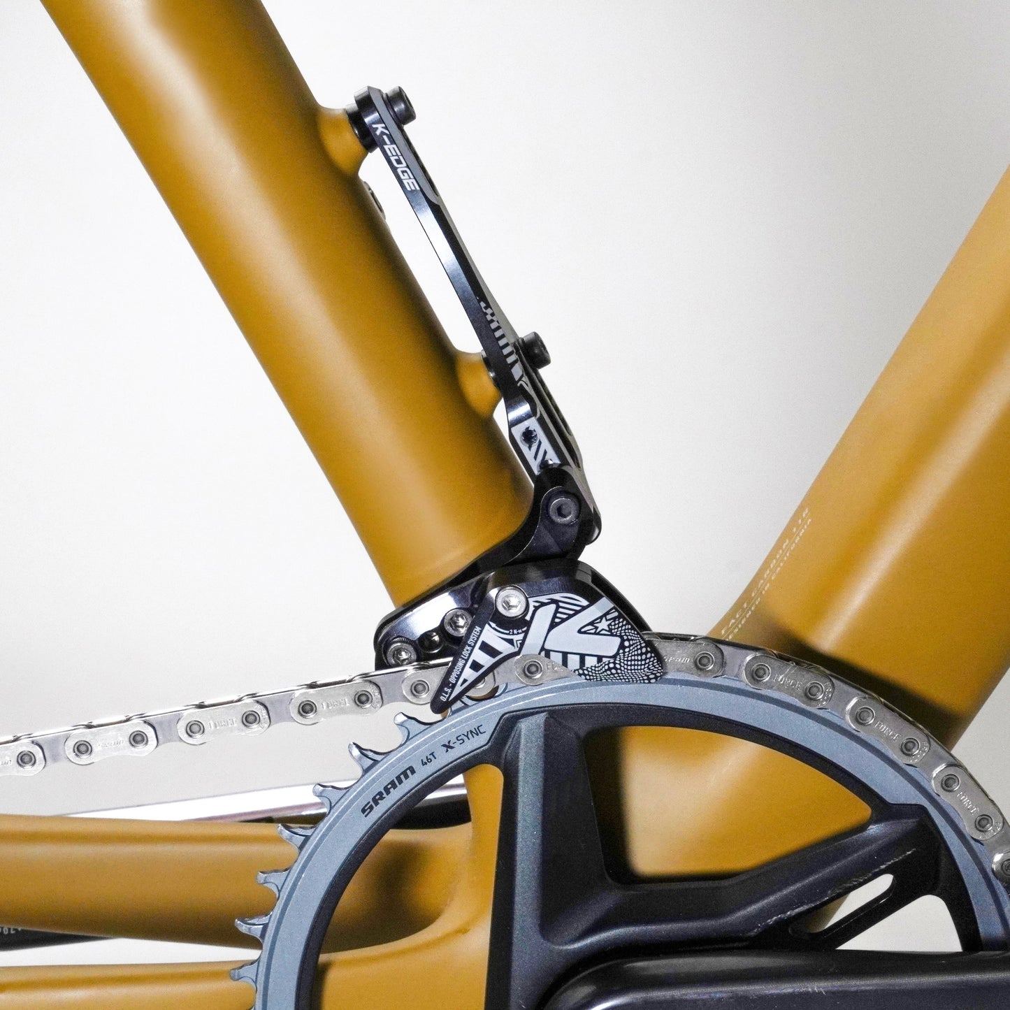 K-EDGE enkel plateau braze-on kettinggeleider