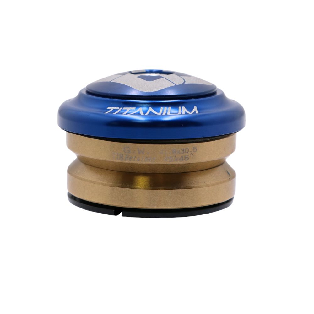 Geïntegreerd Stuurlager PRIDE Ti45 Titanium iIS42 1"1/8 Blauw