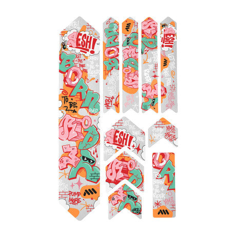 ALL MOUNTAIN STYLE EXTRA Born to Be Rider Framebeschermer Rood