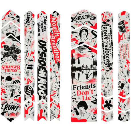 ALLE MOUNTAIN STYLE VOLLEDIGE framebeschermer Stranger Things UpsideDown Zwart