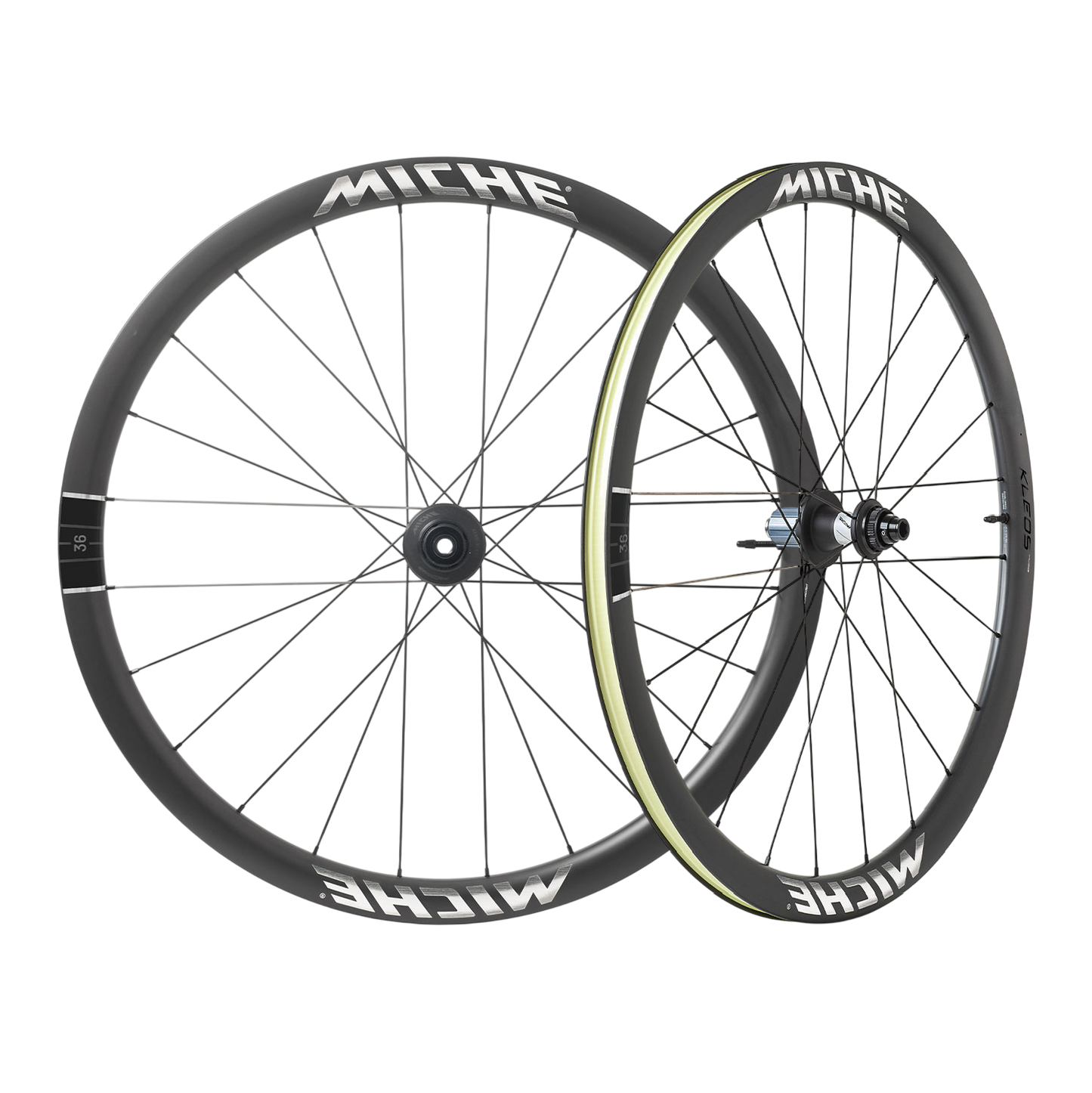 Paar MICHE KLEOS RD DX36 Tubeless Ready (Center Lock) Team Editie Wielen
