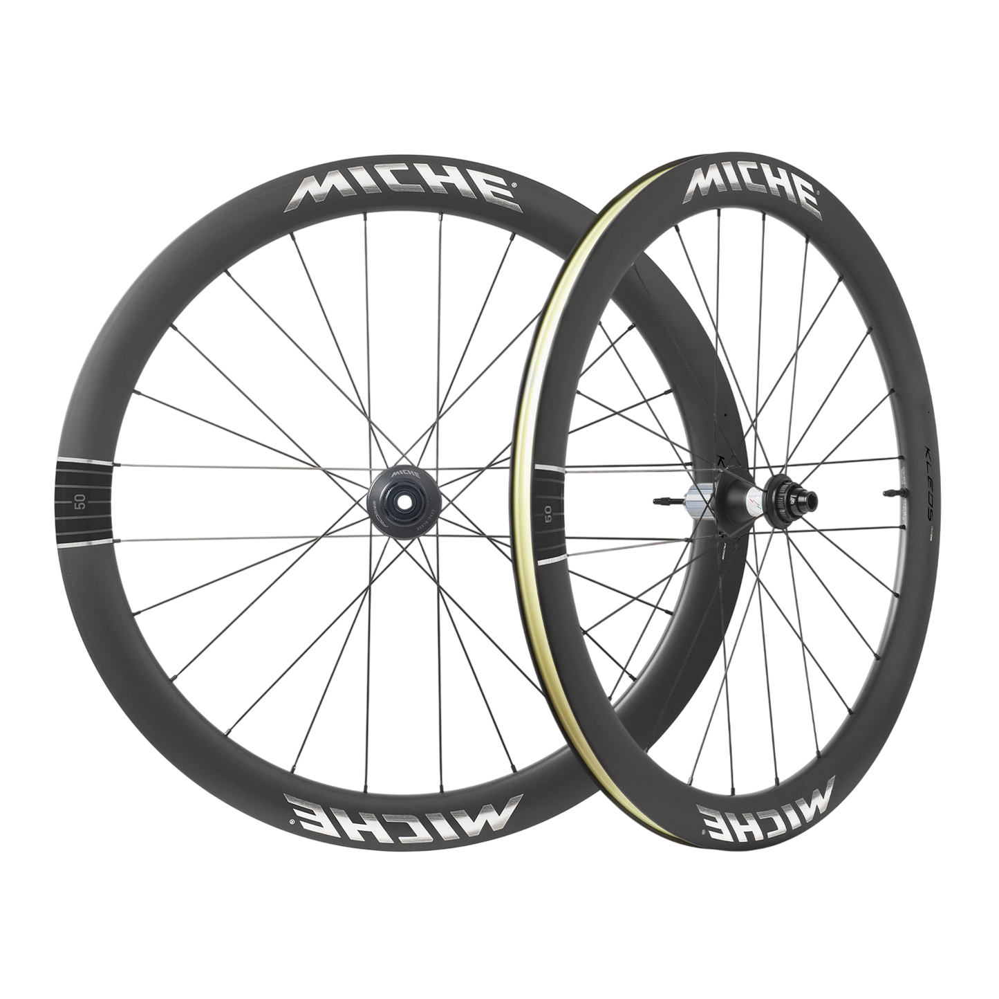 Paar MICHE KLEOS RD DX50 Tubeless Ready (Center Lock) Team Editie Wielen