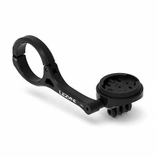 LEZYNE-fietsstanghouder voor GARMIN/WAHOO/LEZYNE GPS, zwart