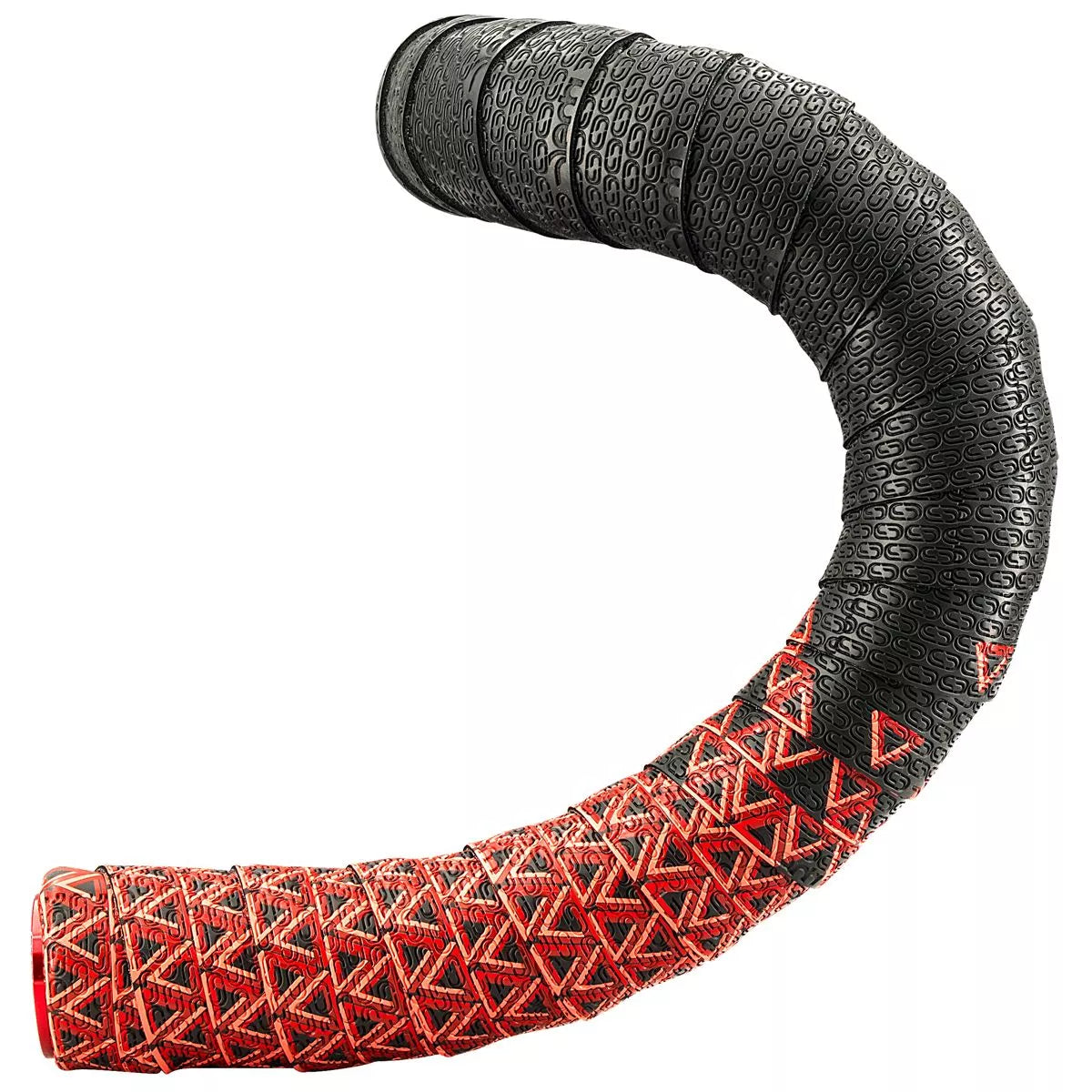 DEDA LOOP + END-PLUG stuurlint Zwart/Rood