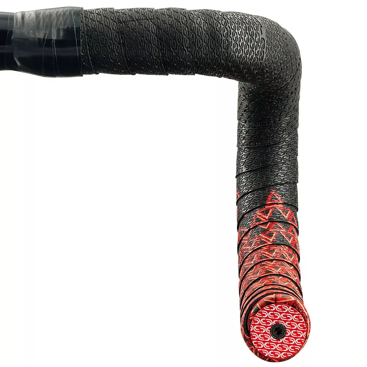 DEDA LOOP + END-PLUG stuurlint Zwart/Rood