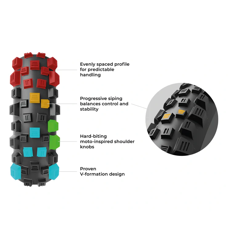 VITTORIA Martello 29x2.4 Trail Graphene 2.0 Tubeless Ready Soft Zwart/Beige band