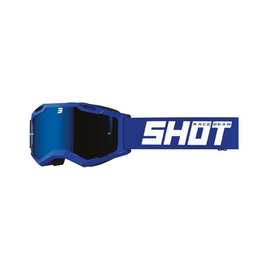 Shot Assault 2.0 Solid Irridium Blue Reflex masker glanzend