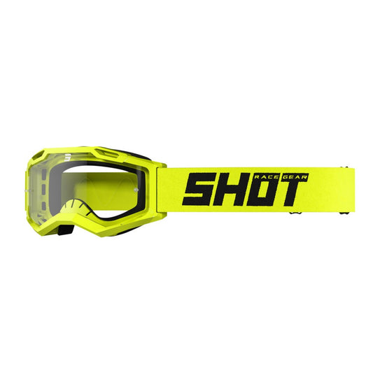 Shot Assault 2.0-bril effen fluorescerend geel glanzend