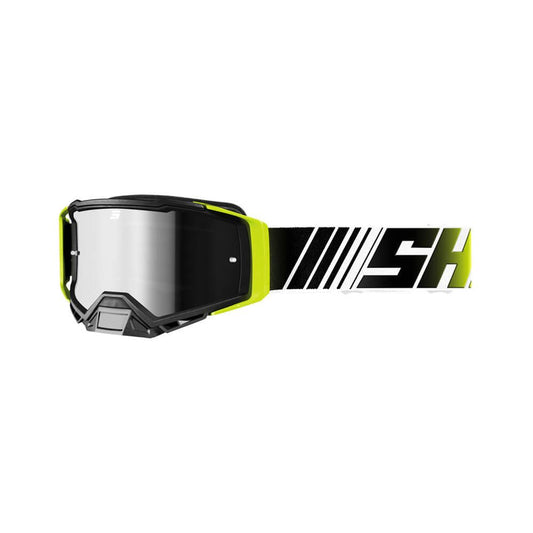 Shot Core Stripe masker neongeel glanzend