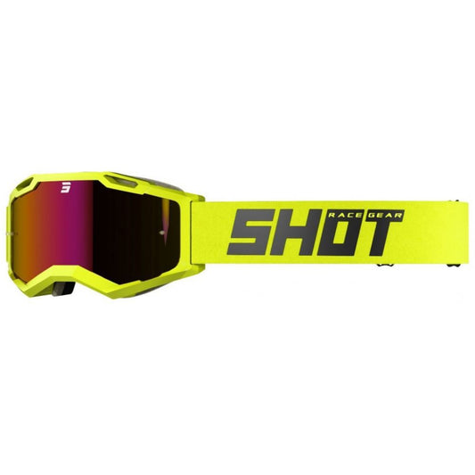 Shot Iris 2.0-bril Solid Neon Yellow glanzend