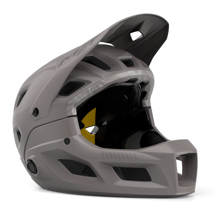 MTB Integraalhelm MET PARACHUTE MCR MIPS Mat Grijs