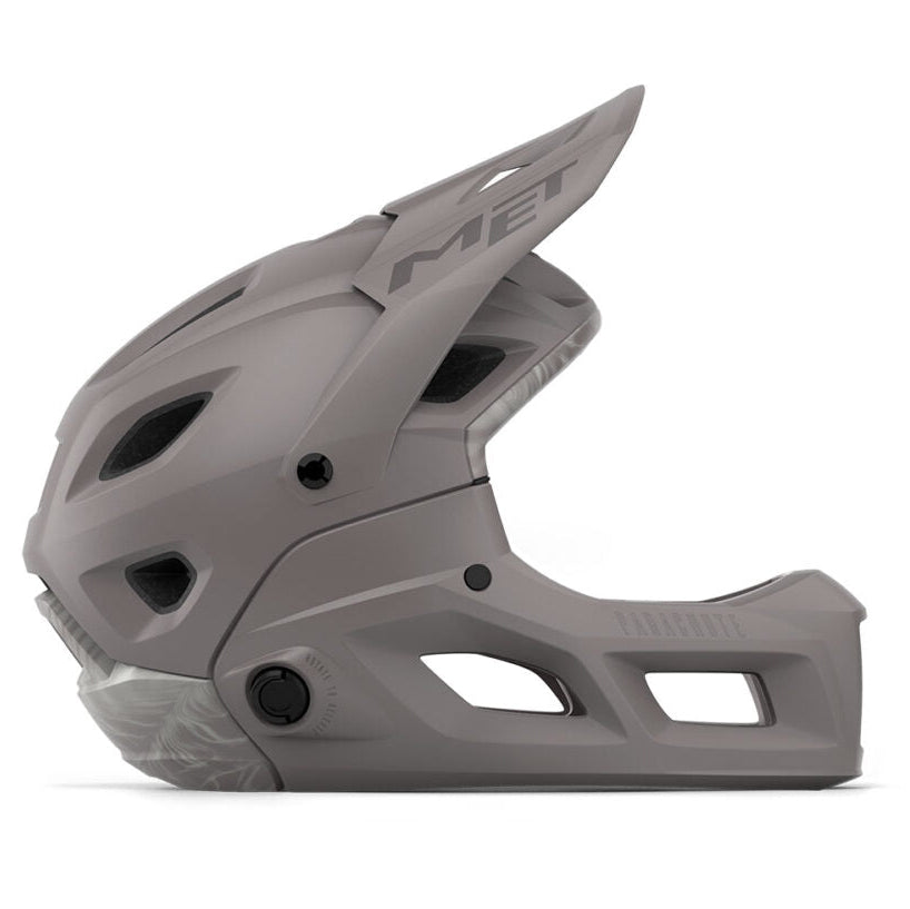 MTB Integraalhelm MET PARACHUTE MCR MIPS Mat Grijs