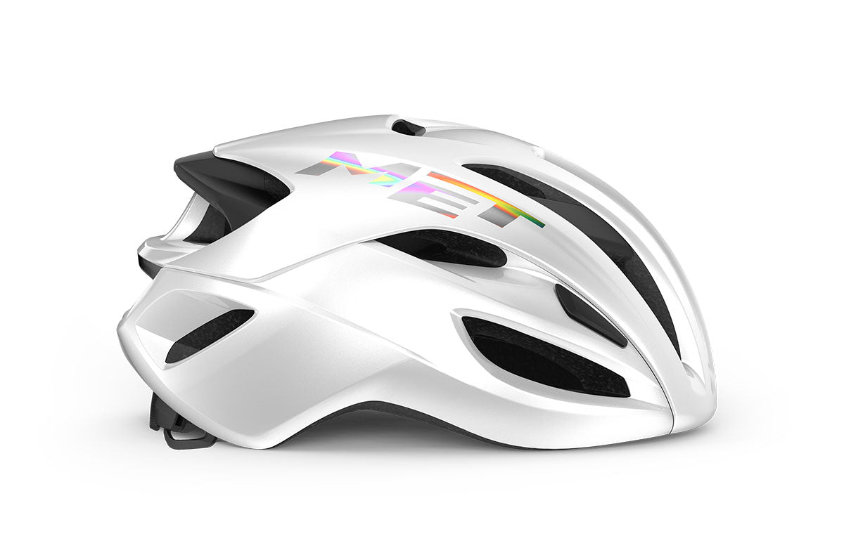 MET RIVALE MIPS Road Helm Glanzend Wit