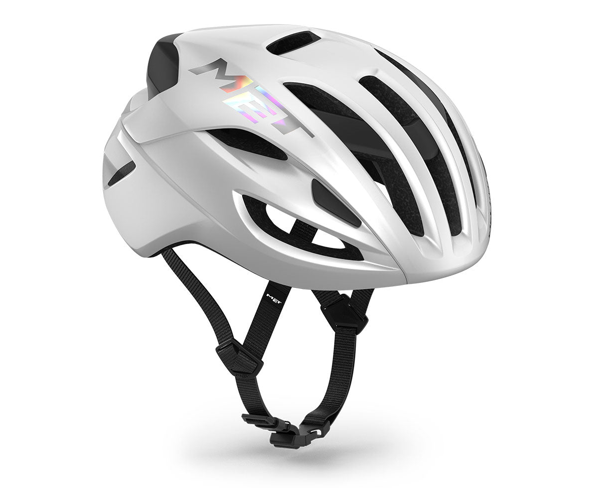 MET RIVALE MIPS Road Helm Glanzend Wit