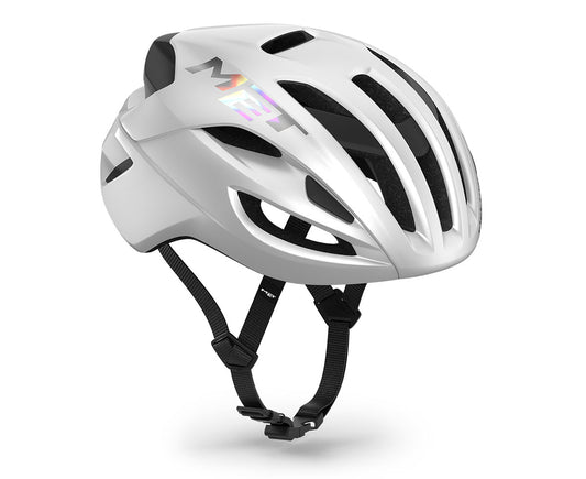 MET RIVALE MIPS Road Helm Glanzend Wit
