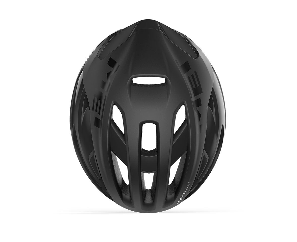 MET RIVALE MIPS Road Helm Zwart Mat Glossy