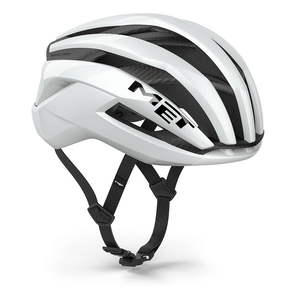 MET TRENTA 3K CARBON Helm voor op de weg Wit
